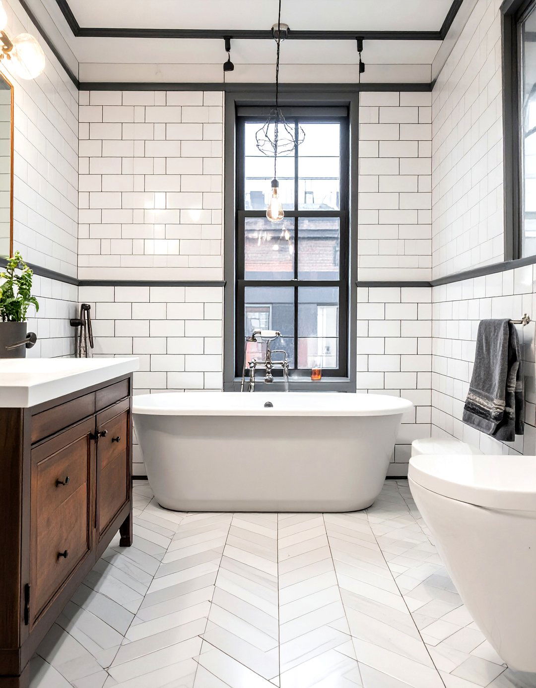 Subway Tile Bathroom - 30 urban bathroom ideas