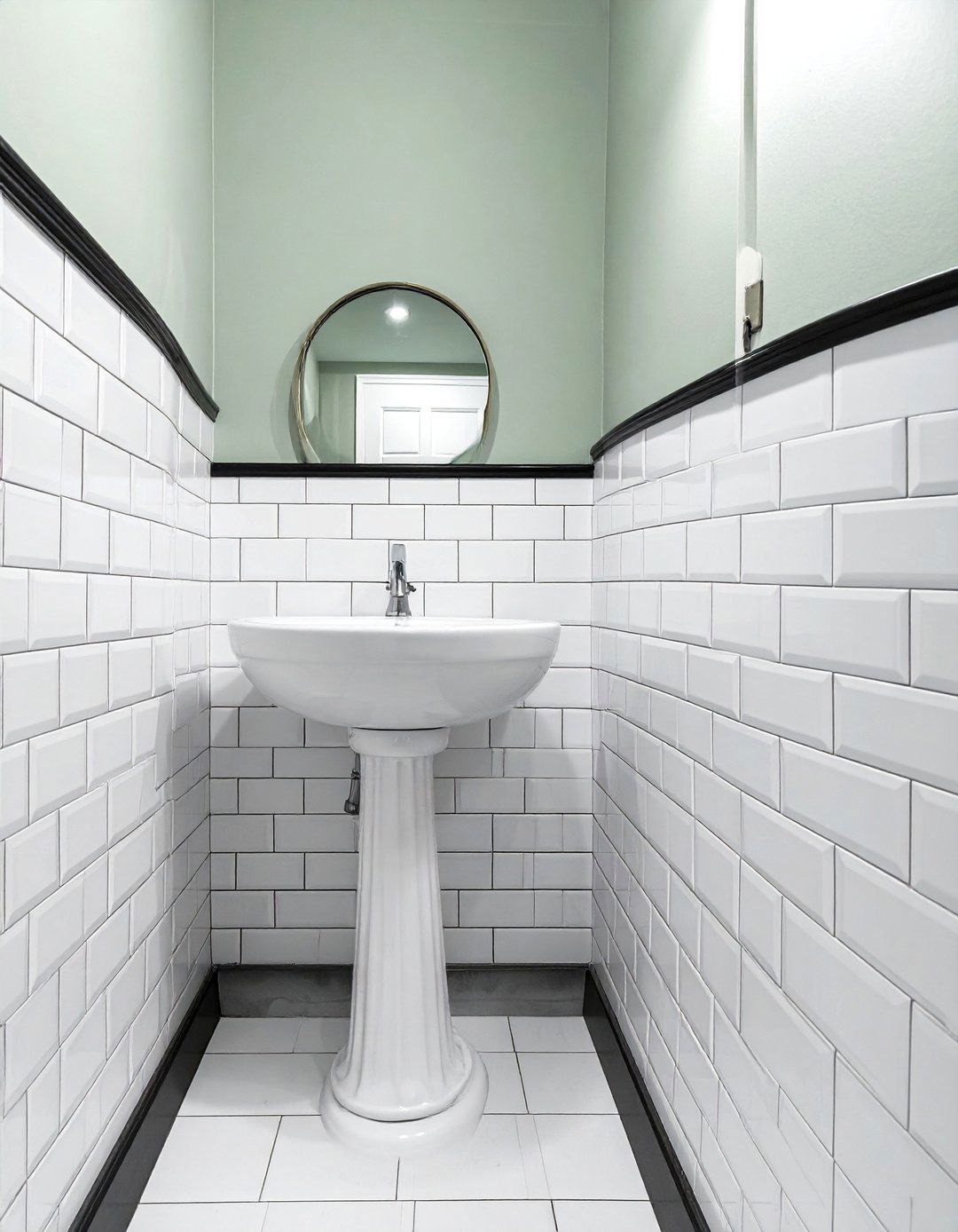 Subway Tile Wainscoting - 30 bathroom wainscoting ideas