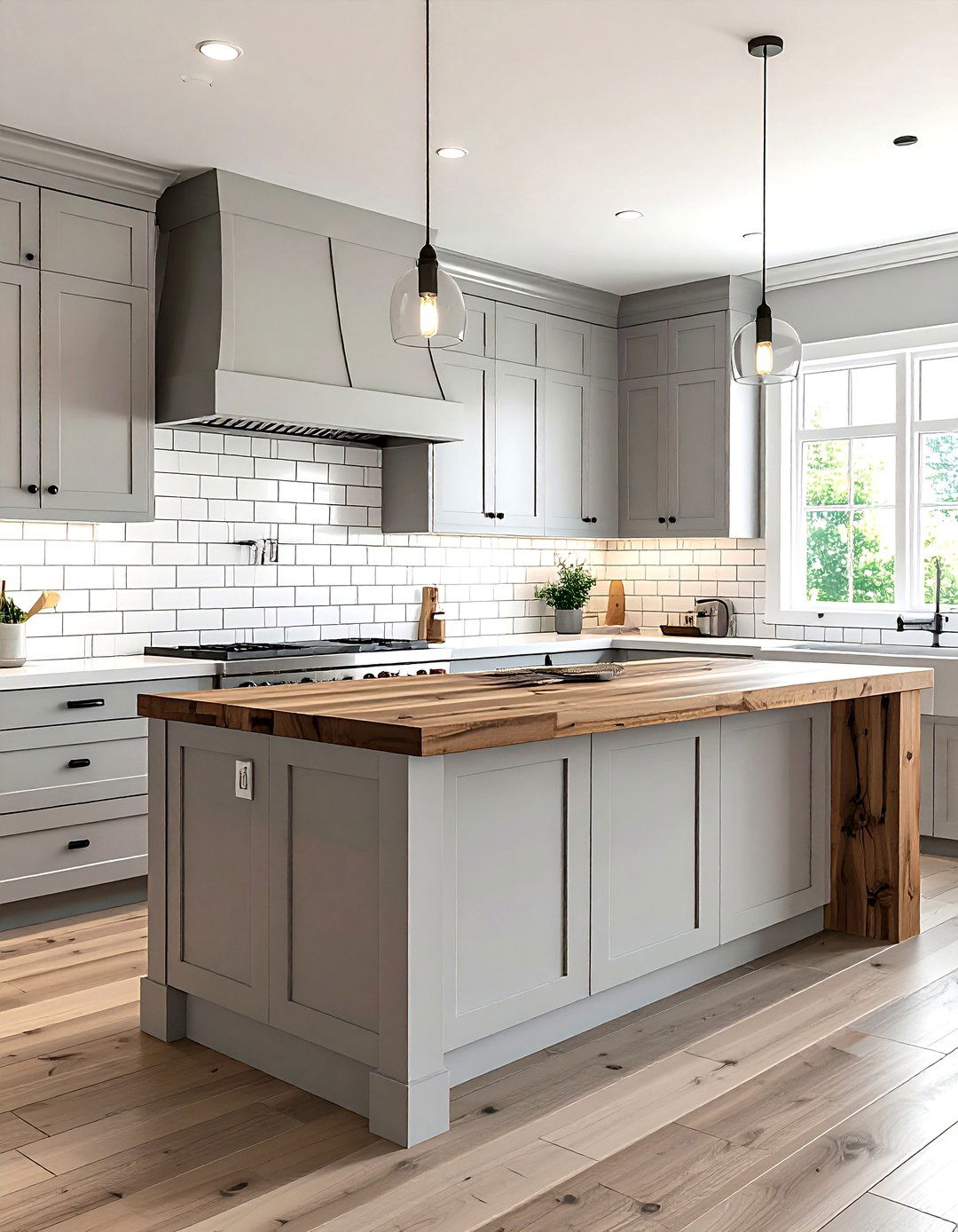 Subway tile backsplash - 30 ranch kitchen ideas