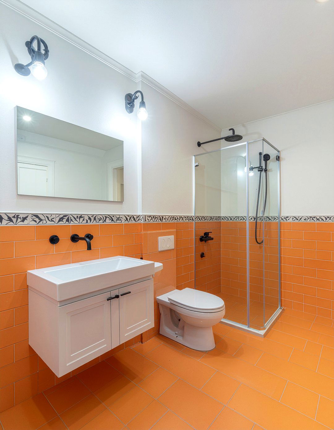 Subway tile bathroom - 30 kids bathroom ideas