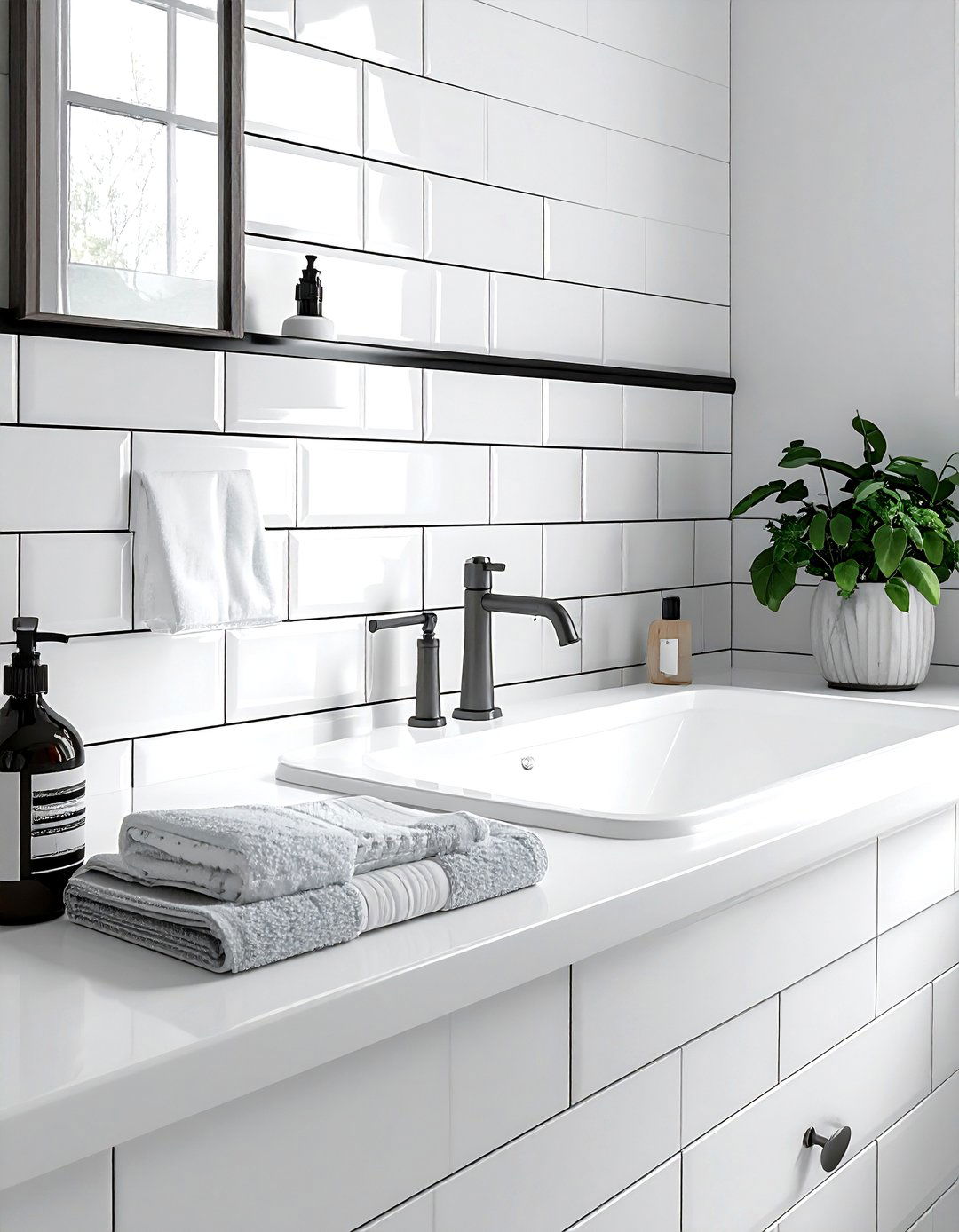 Subway tile niche - 30 tile niche ideas