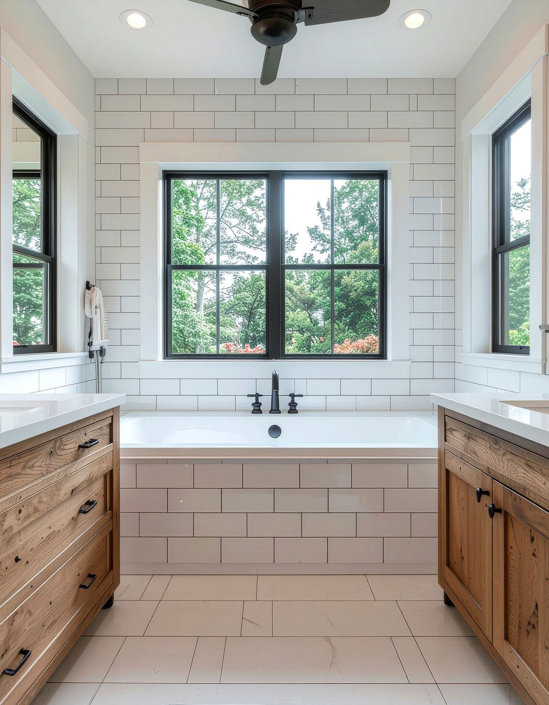 Subway tile ranch bathroom - 30 ranch bathroom ideas