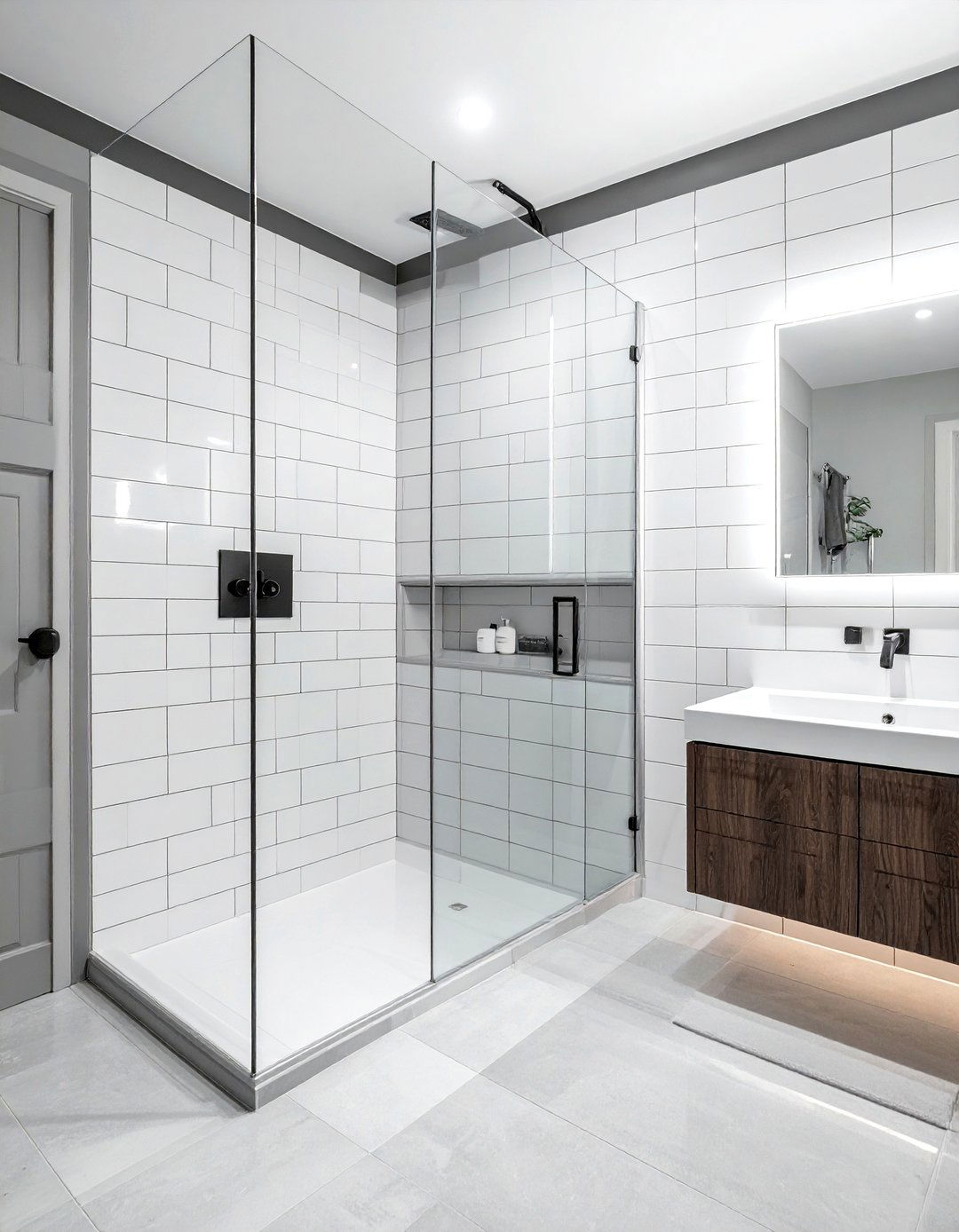 Subway tile shower - 30 Southern bathroom ideas