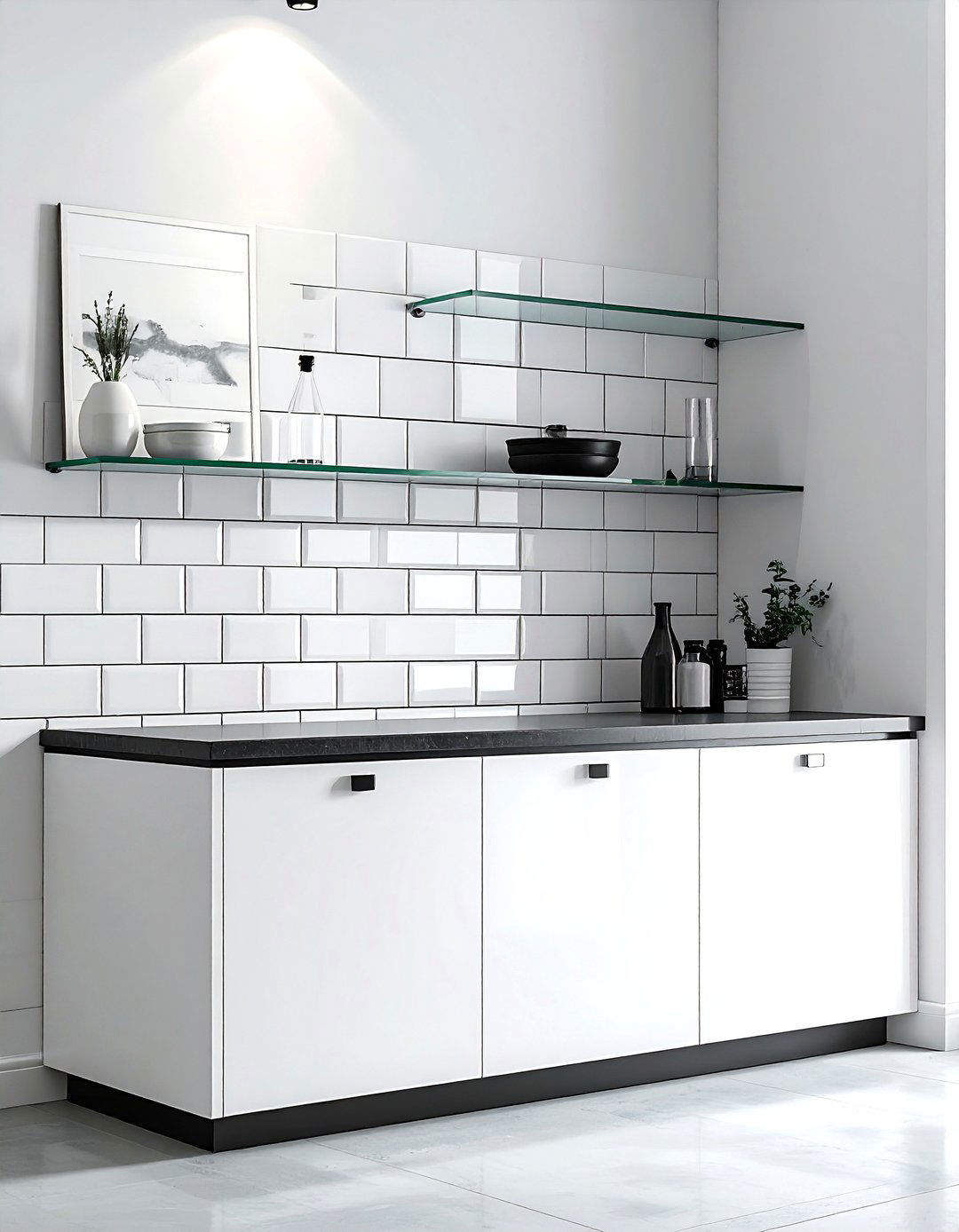 Subway tile wall - 30 vintage bathroom ideas