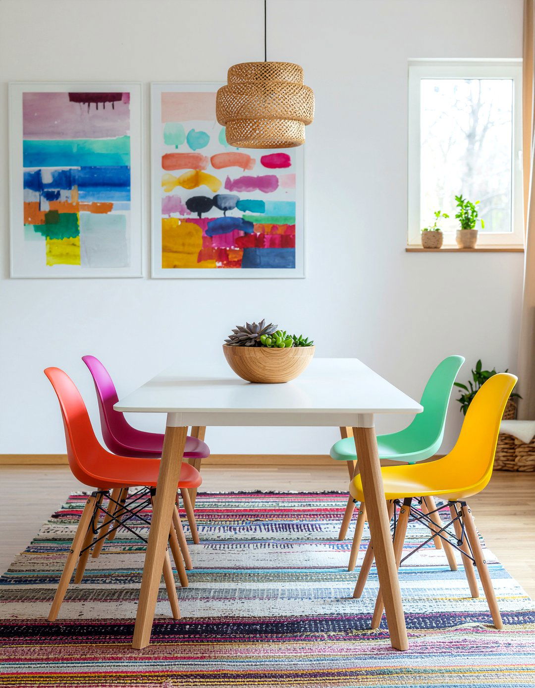 Succulent Centerpiece - 30 dining room plant ideas