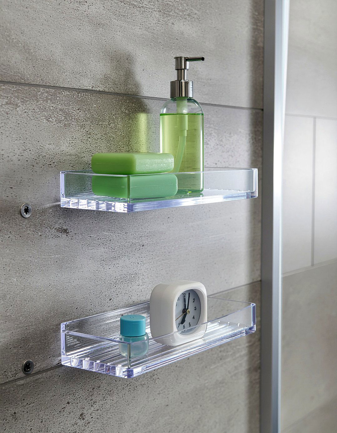 Suction cup shower shelf - 30 bathroom caddy ideas