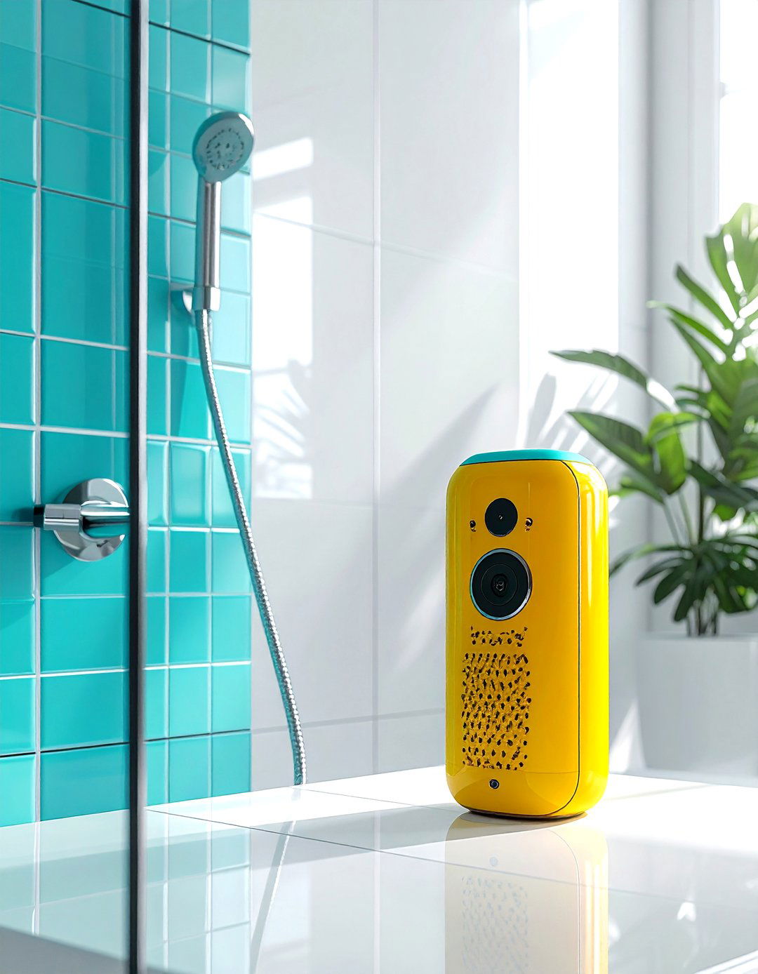 Suction cup speaker - 30 waterproof speaker bathroom ideas