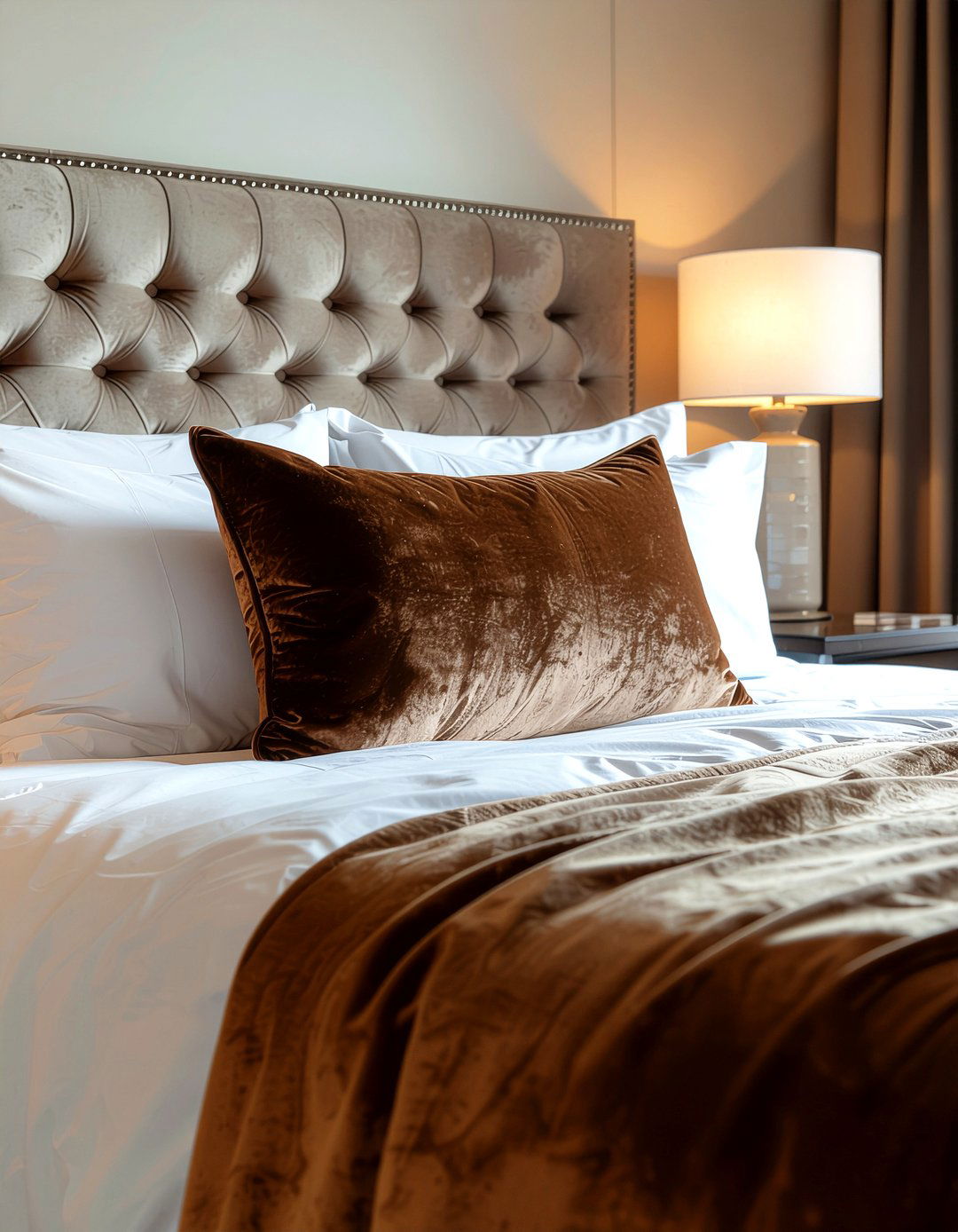 Suede Lumbar Pillow - 30 bedroom lumbar pillows