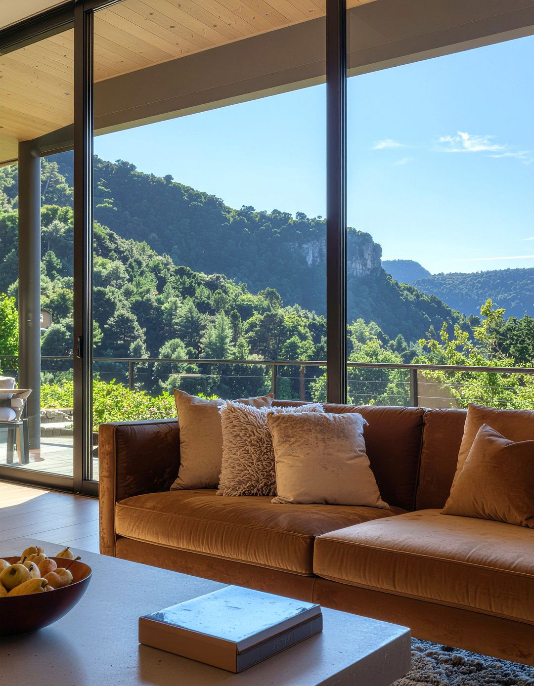 Suede Upholstery Furniture - 30 living room mountain furniture ideas