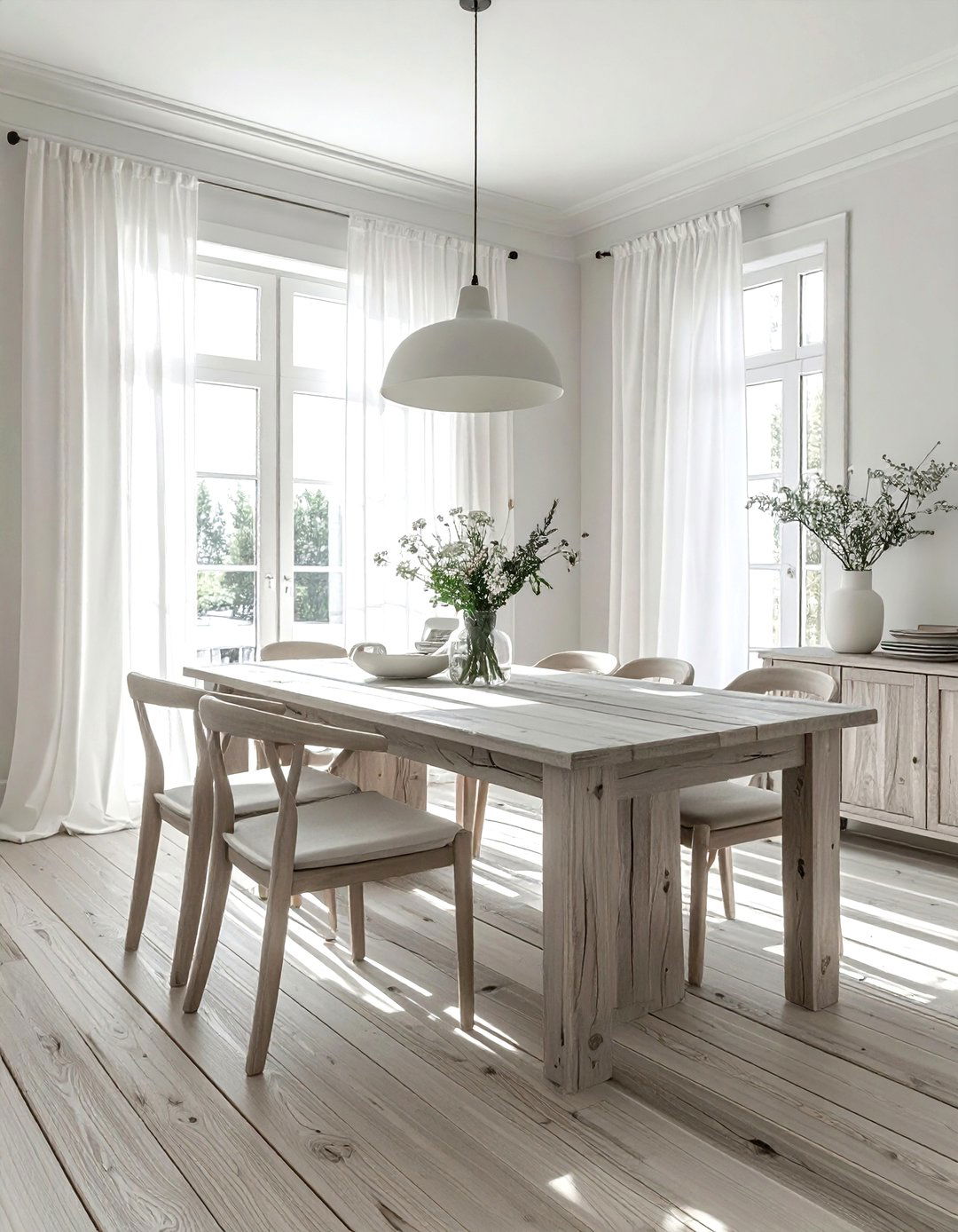 Sun Bleached Wood Finish - 30 Southwestern dining room ideas