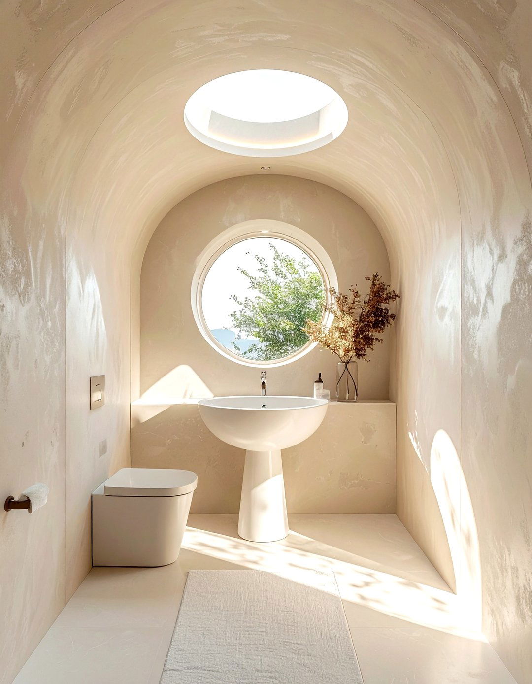 Sun Tunnel - 30 natural light bathroom ideas