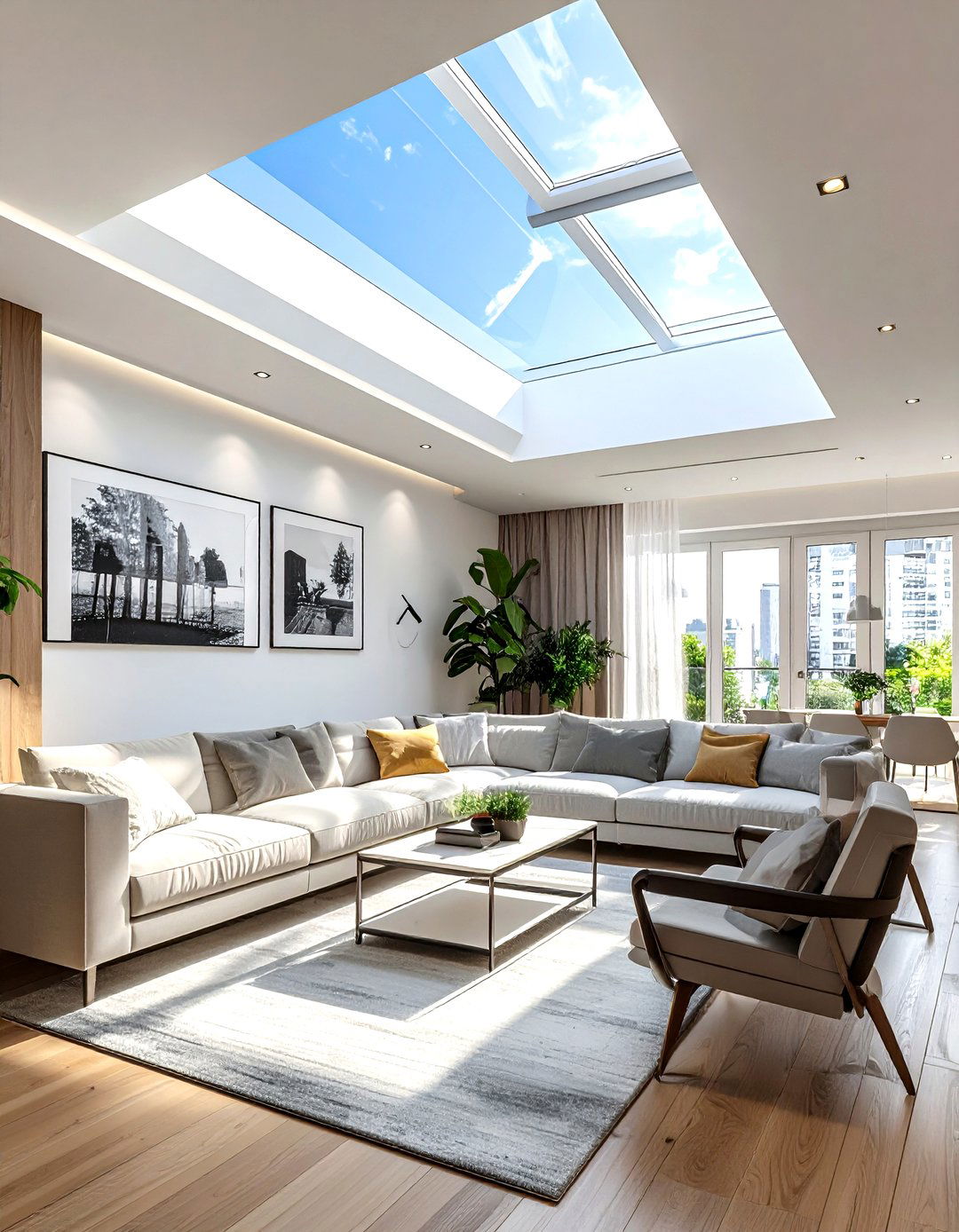 Sun Tunnel Skylight - 30 living room natural lighting ideas