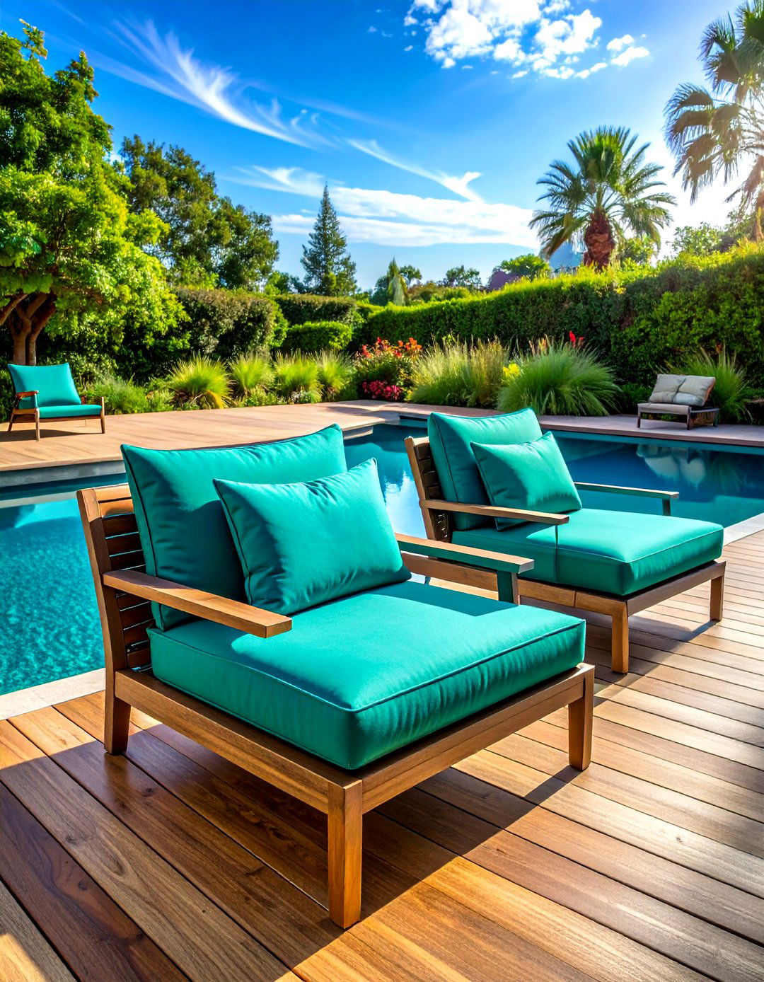 Sunbrella Fabric Cushion - 30 durable decor ideas