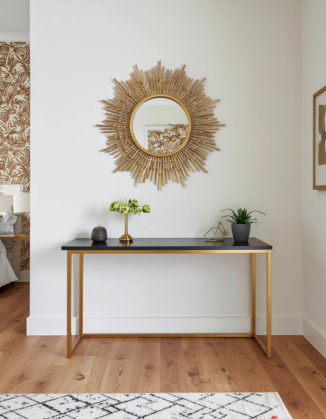 Sunburst Mirror - 30 bathroom mirror decor ideas