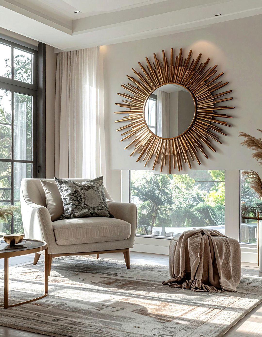 Sunburst Mirror For Living Room - 30 sunburst mirror ideas