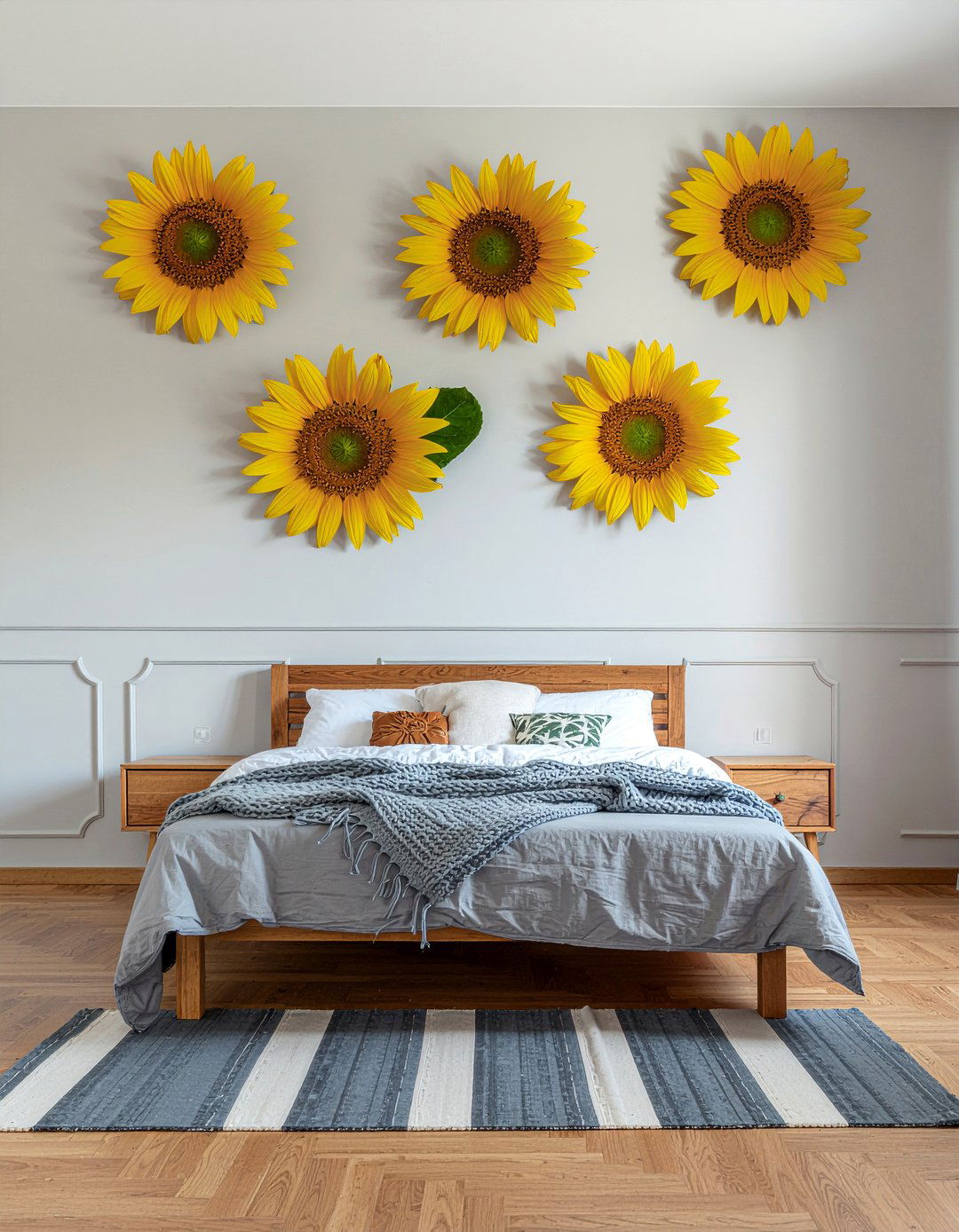 Sunflower Wall Decals - 30 sunflower bedroom ideas