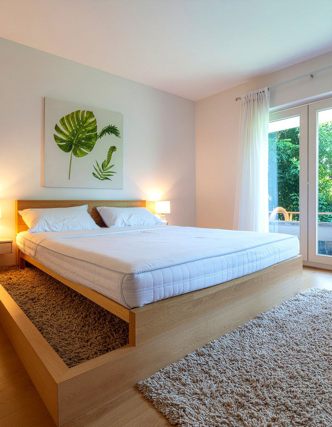 Sunken Bed Area - 30 bedroom zoning ideas