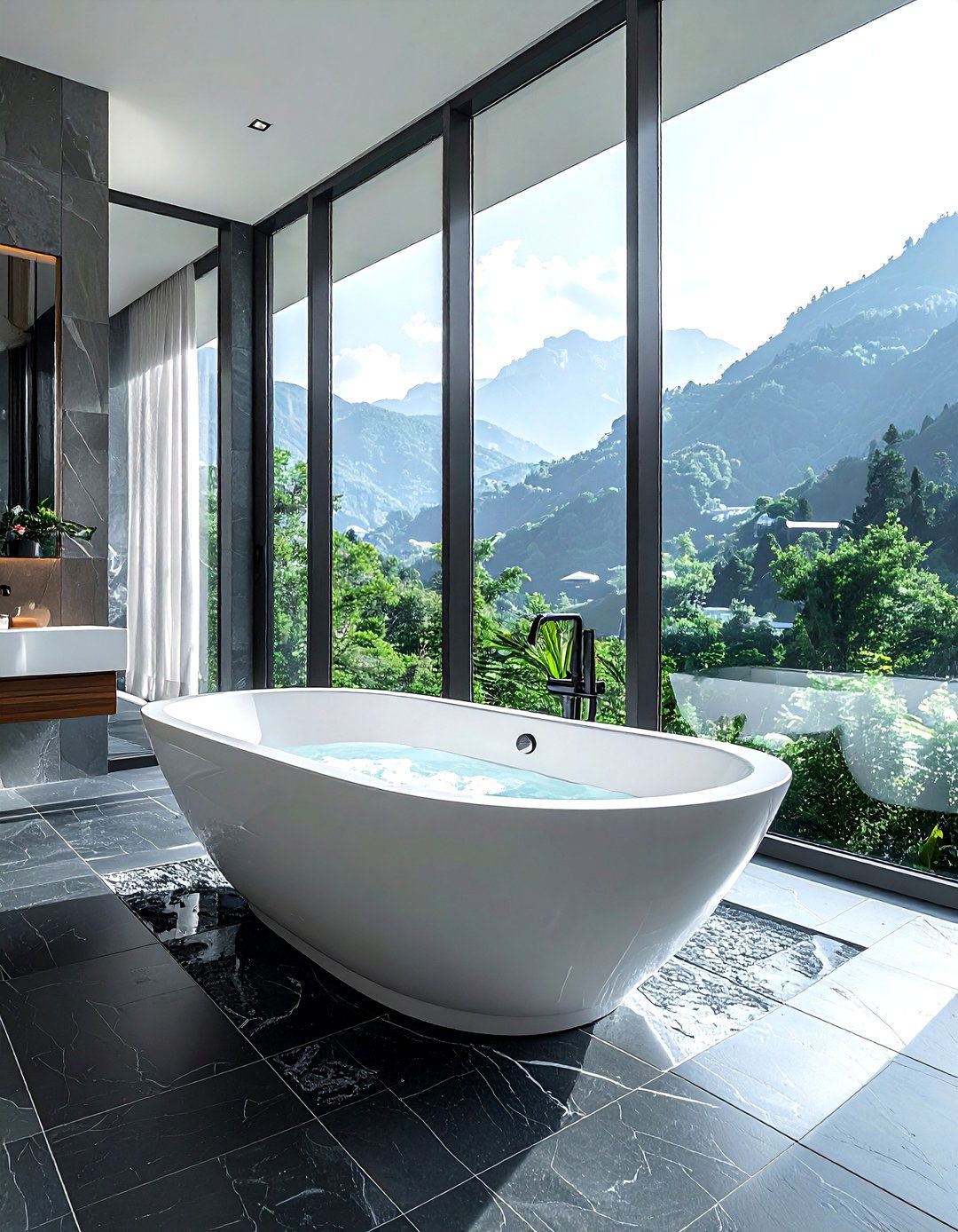 Sunken Jetted Bathtub - 30 jetted tub ideas