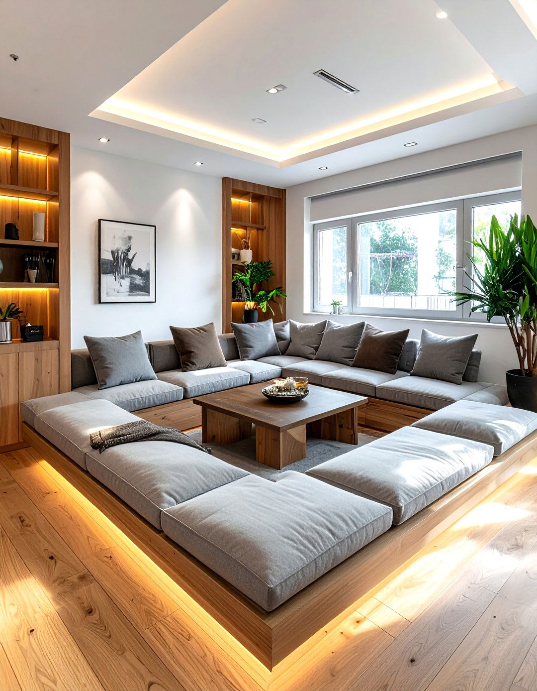 Sunken Living Room - 30 dramatic decor ideas