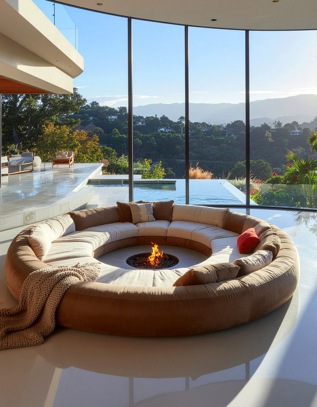 Sunken Living Room - 30 dramatic living room ideas