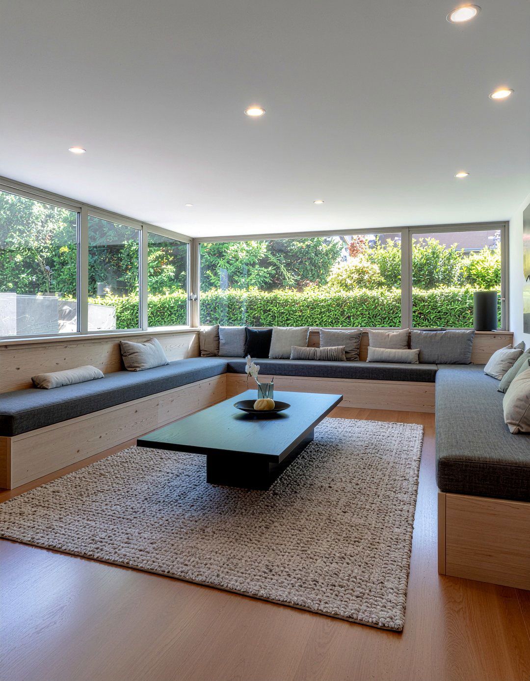 Sunken Living Room - 30 living room floor seating ideas