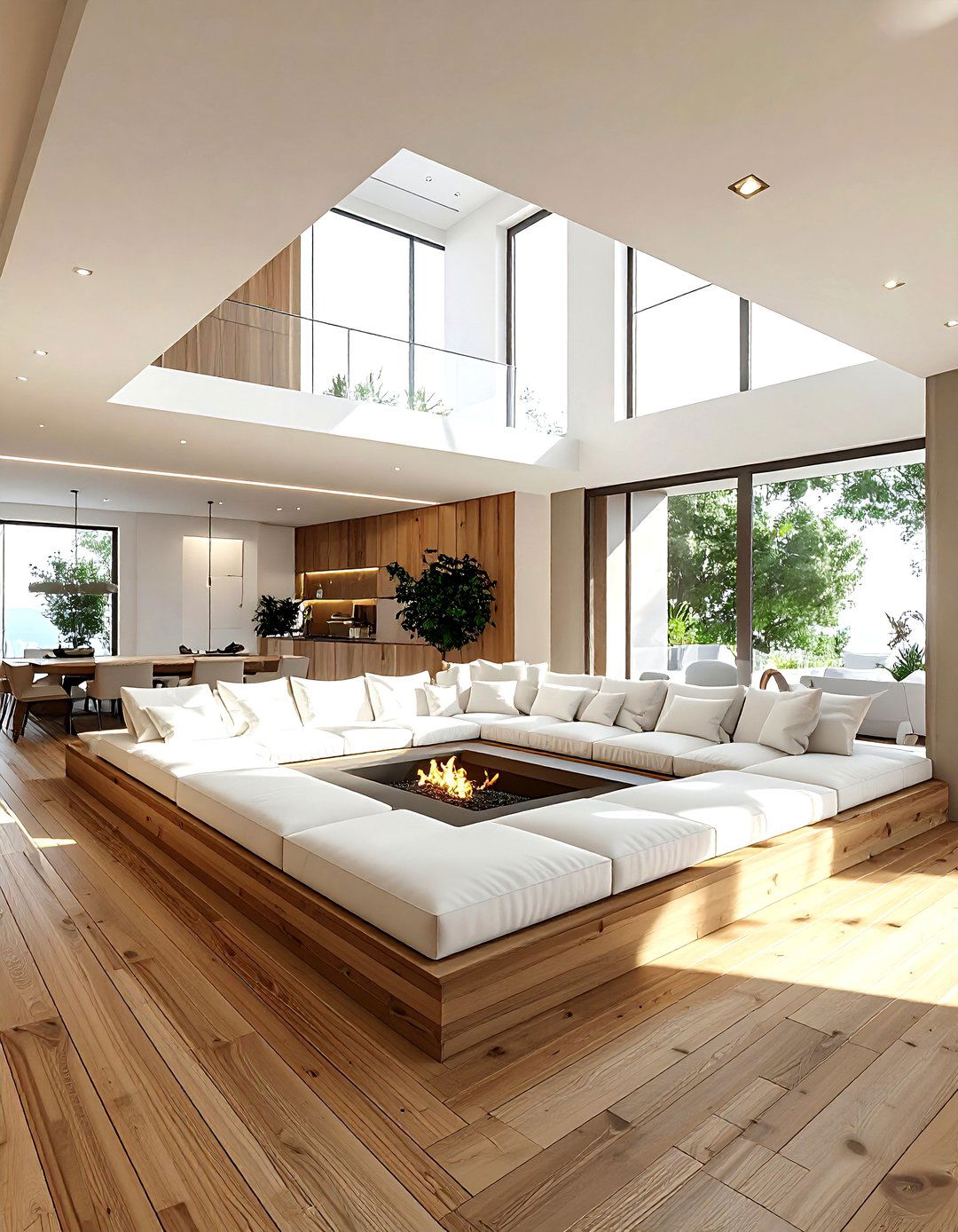 Sunken Living Room - 30 living room inspiration ideas