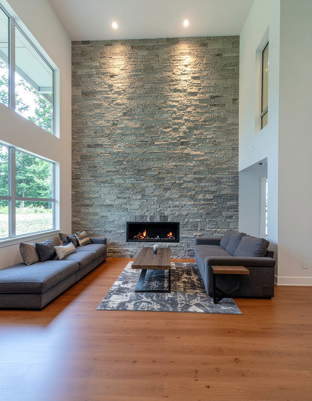 Sunken Living Room With Fireplace - 30 living room conversation pit ideas