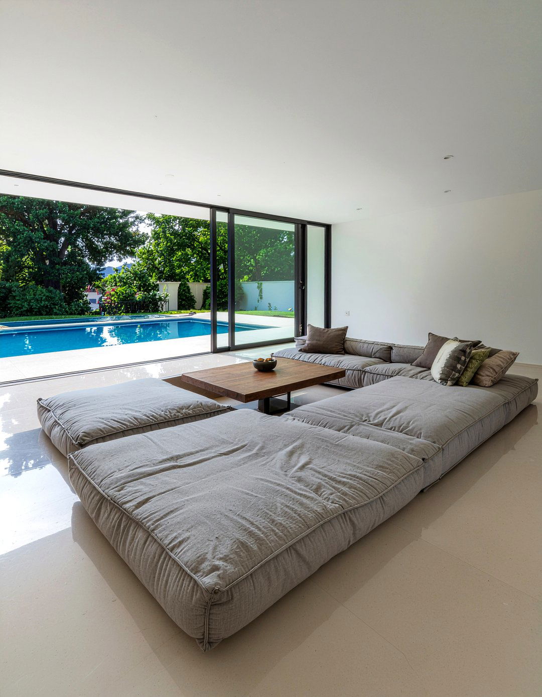 Sunken Seating Area - 30 Japanese living room ideas