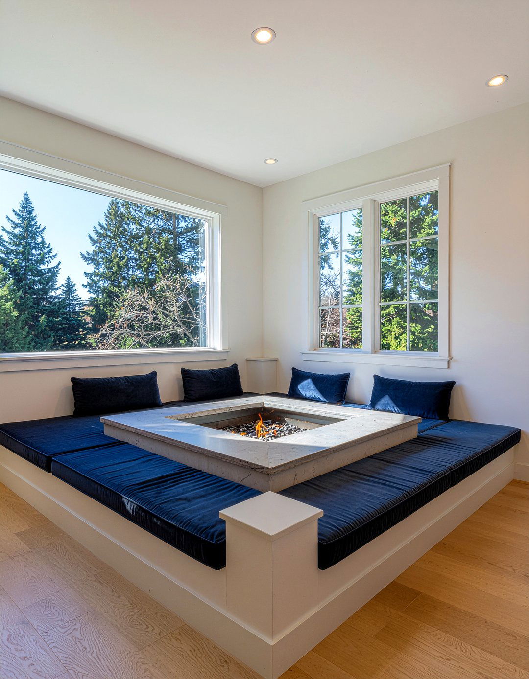 Sunken Seating Area - 30 large living room ideas