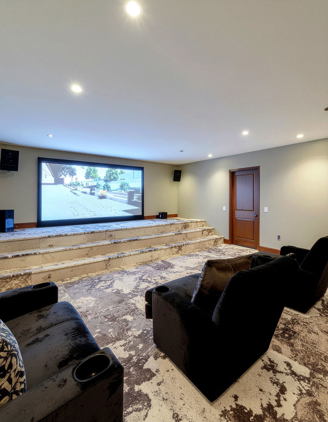 Sunken Seating For Home Theater - 30 living room conversation pit ideas