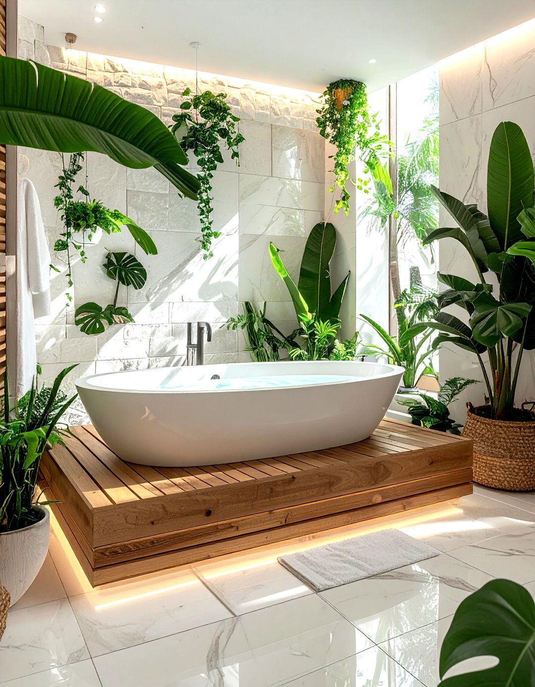 Sunken Tub Bathroom - 30 mid-century modern bathroom ideas