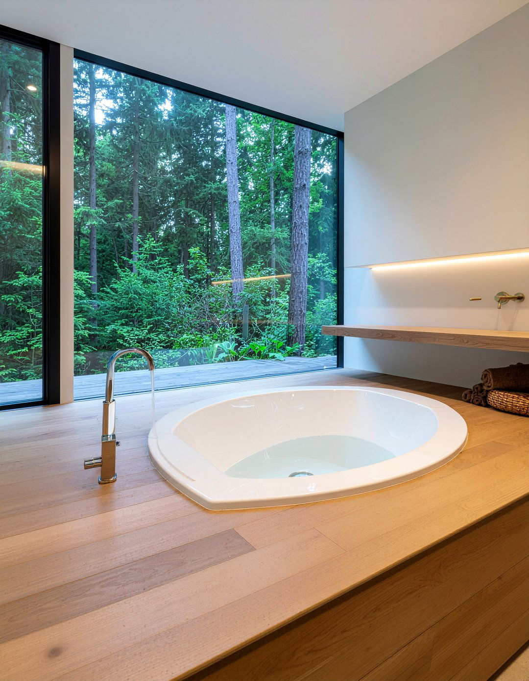 Sunken bathtub - 30 master bathroom tub ideas