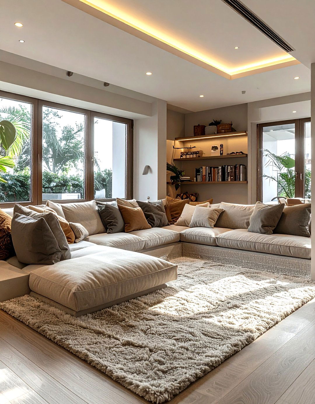 Sunken living room - 30 calming decor ideas