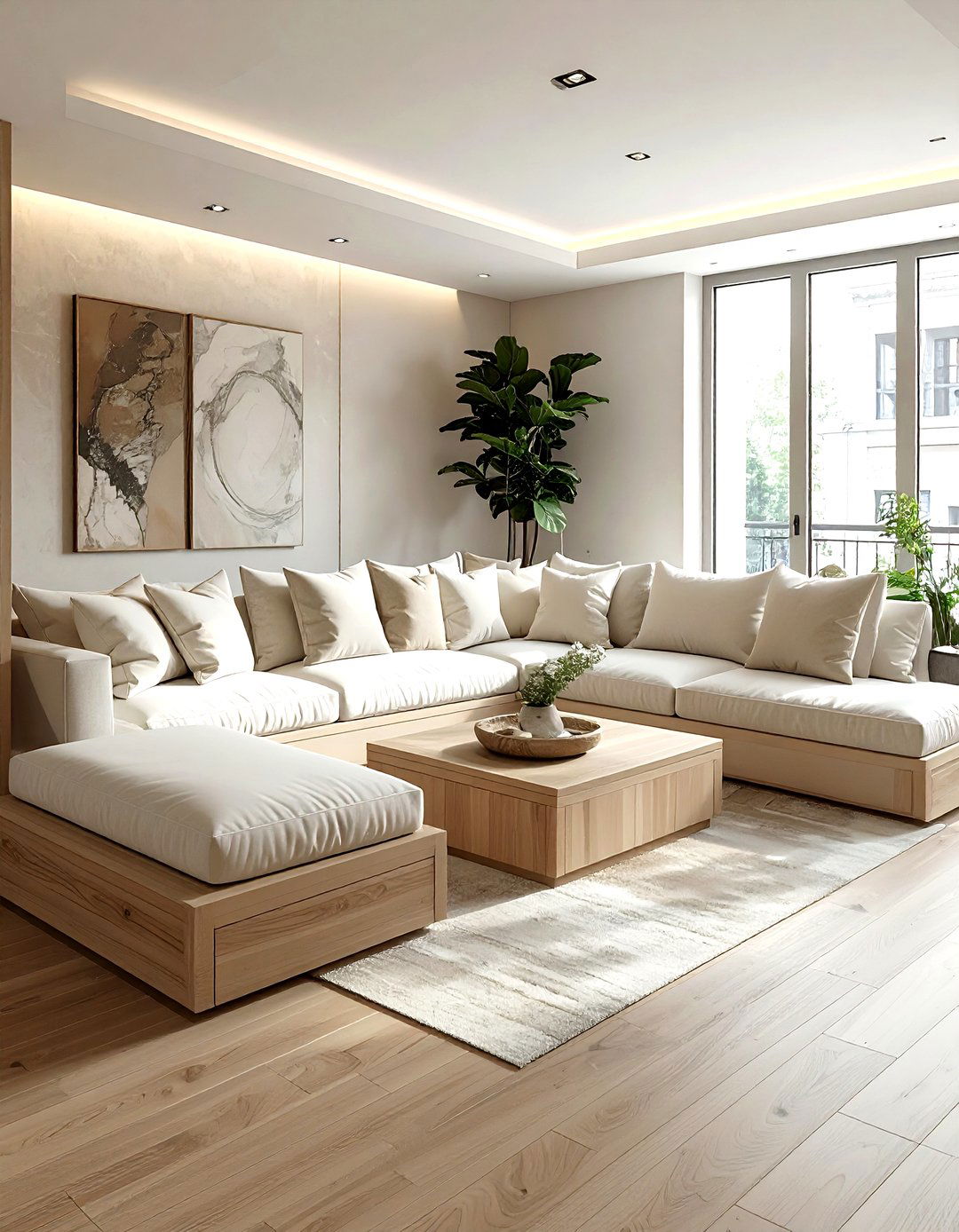 Sunken seating area - 30 architect home decor ideas