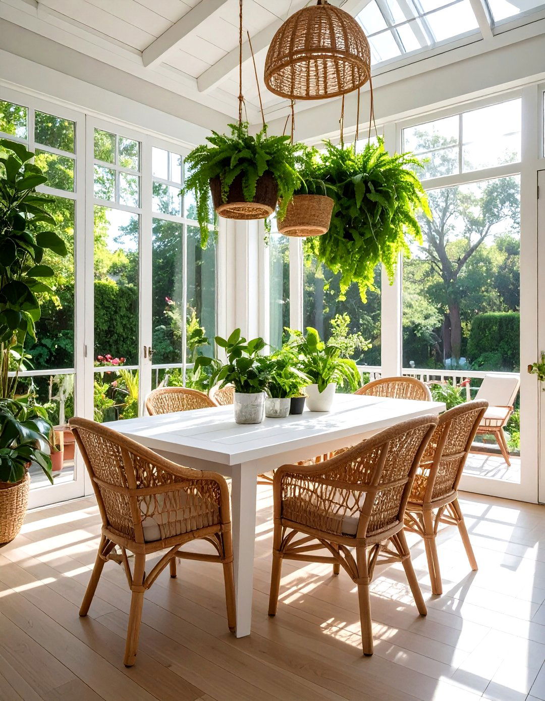 Sunroom Dining Area - 30 flexible dining room ideas