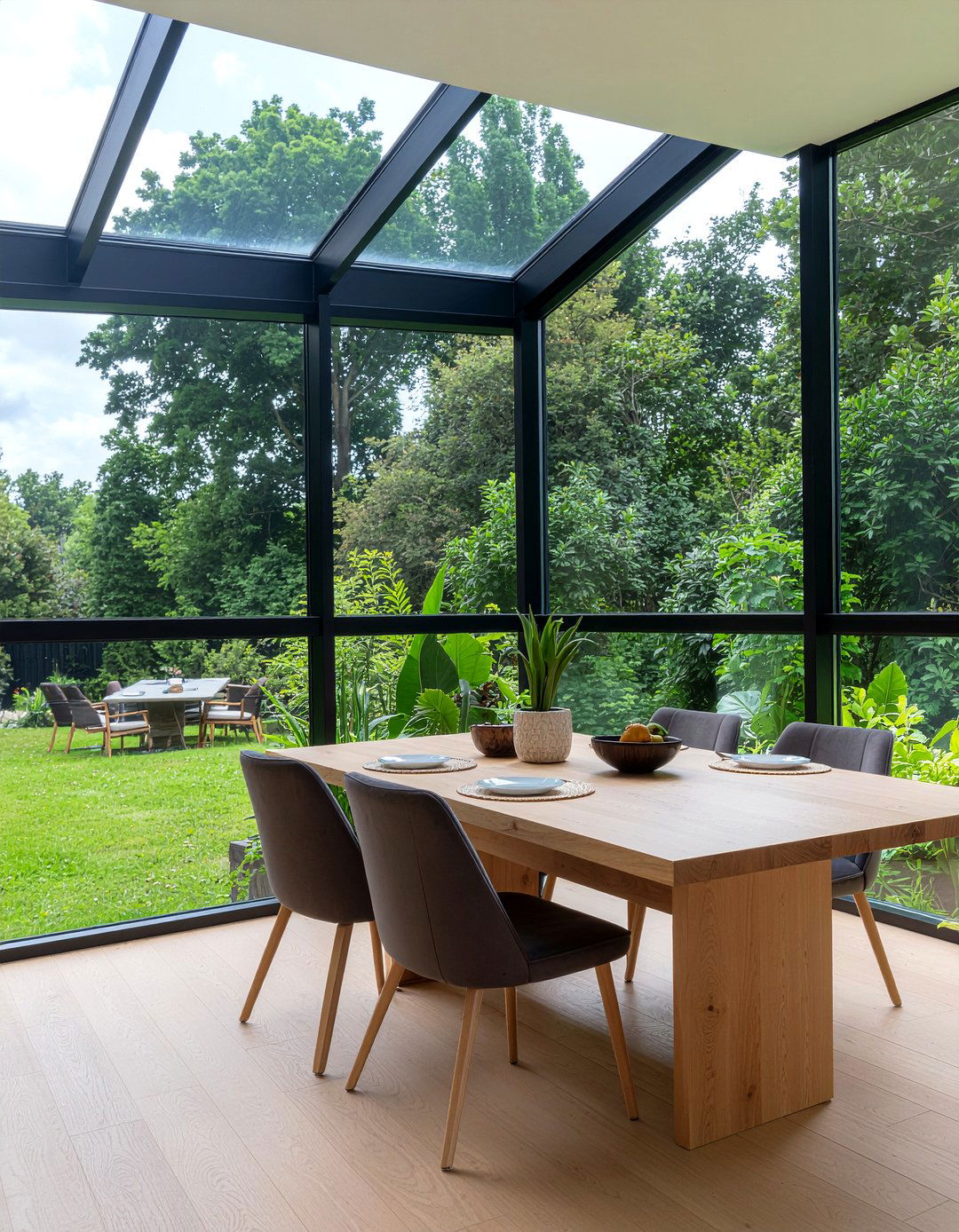 Sunroom Dining Area - 30 outdoor dining area ideas