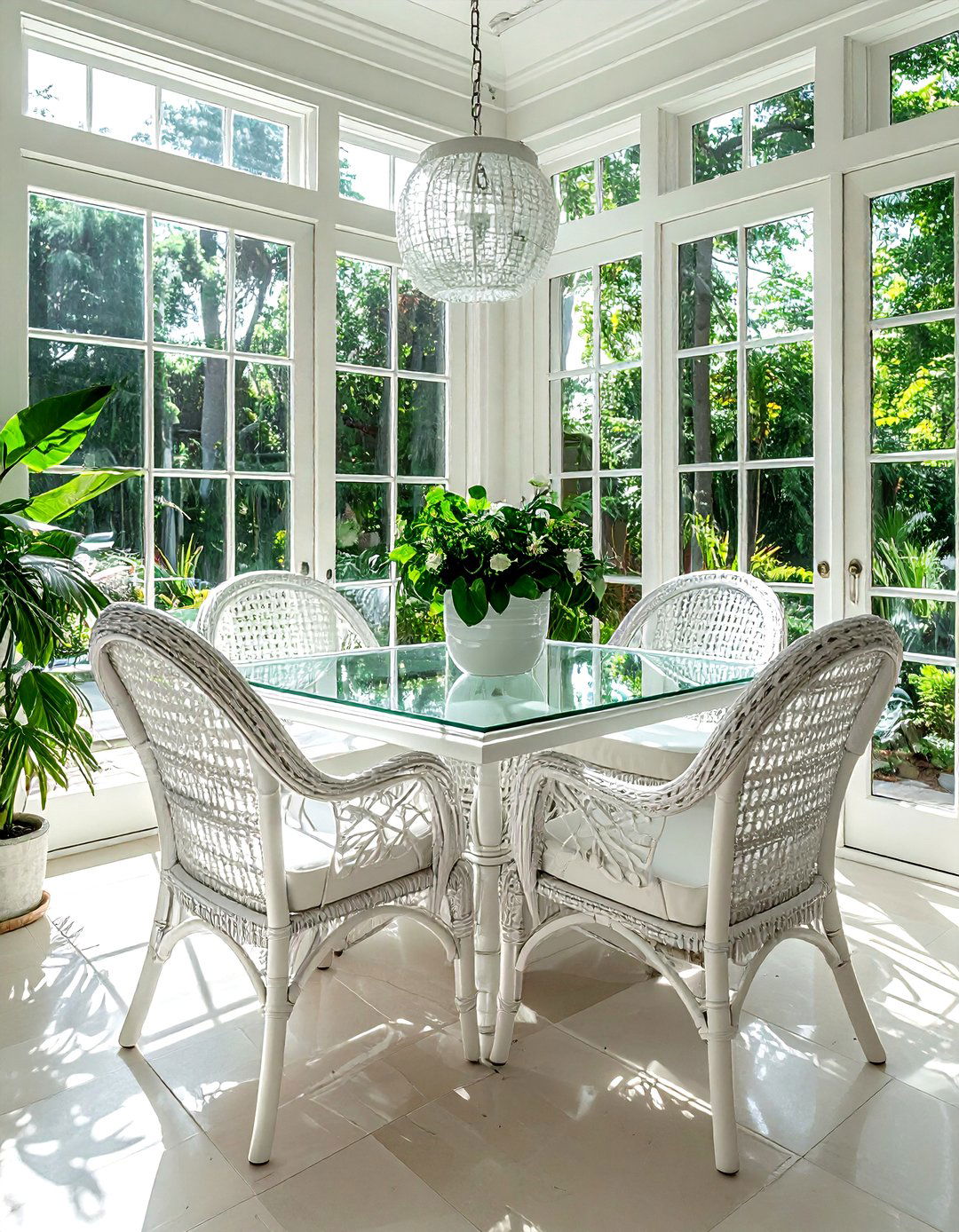 Sunroom Dining Room - 30 peaceful dining room ideas