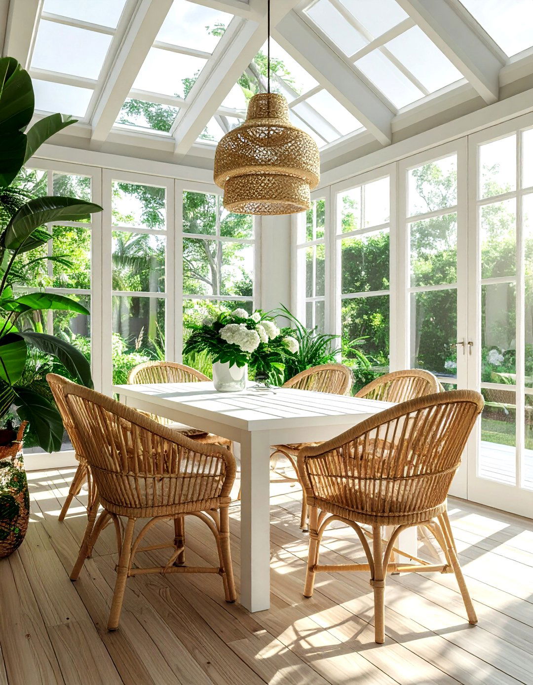 Sunroom Dining Room - 30 airy dining room ideas
