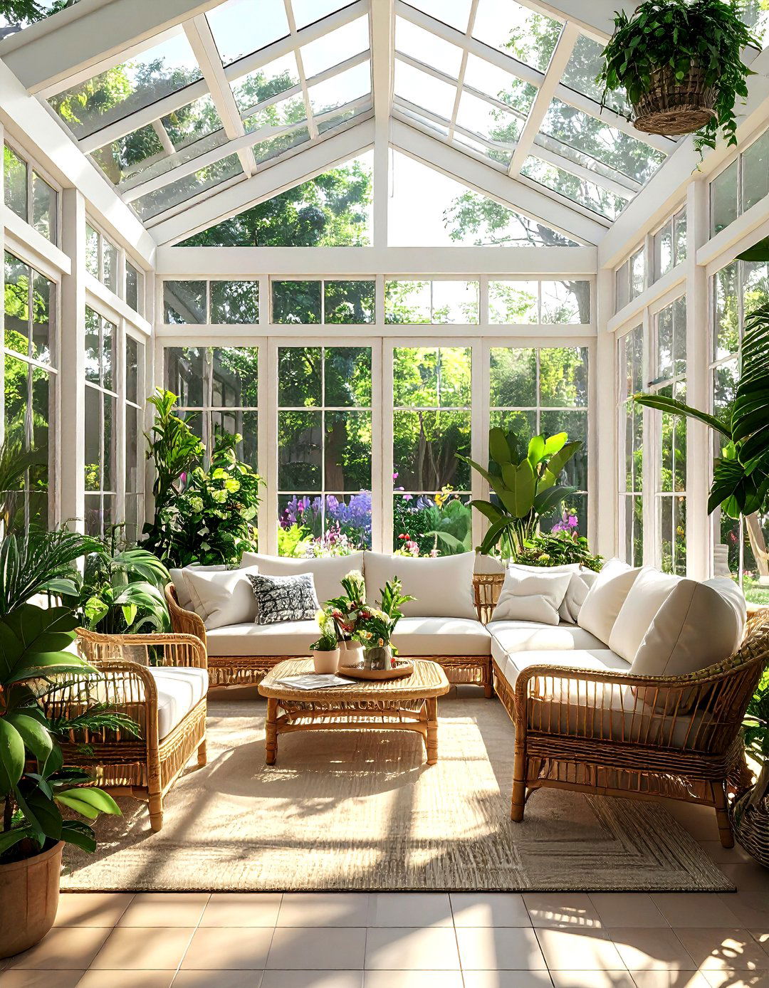 Sunroom Living Area - 30 living room natural lighting ideas