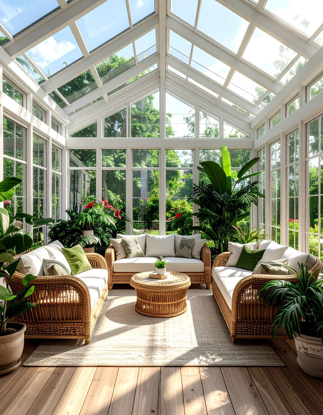 Sunroom Living Room - 30 bright living room ideas