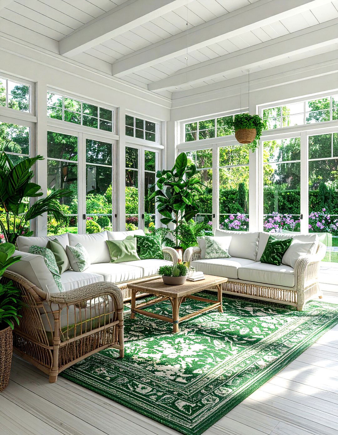 Sunroom Living Room - 30 natural living room ideas