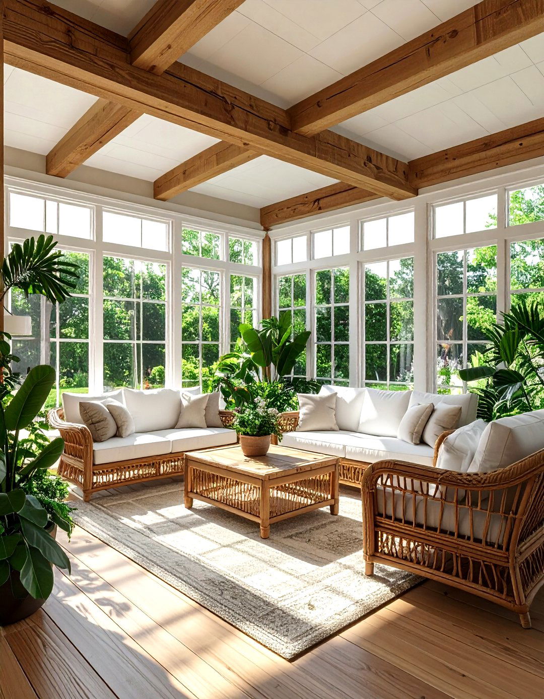Sunroom Living Room Post And Beam - 30 living room post and beam ideas