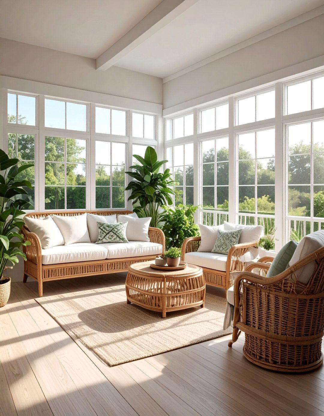 Sunroom Lounge Space - 30 interior decorating ideas