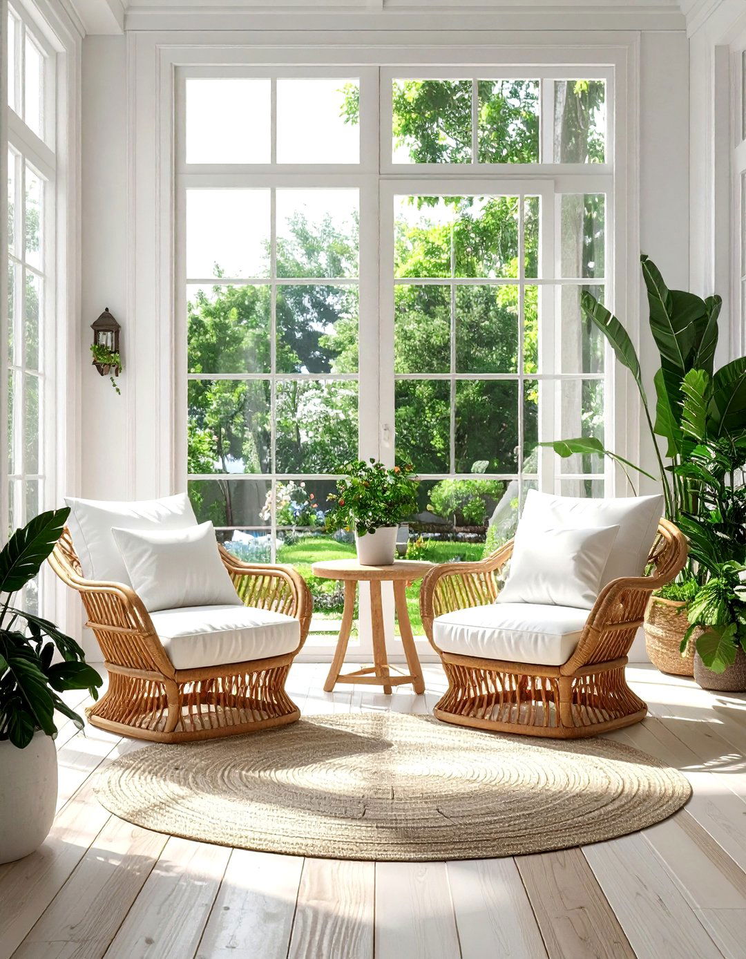 Sunroom Seating Area - 30 transitional home decor ideas