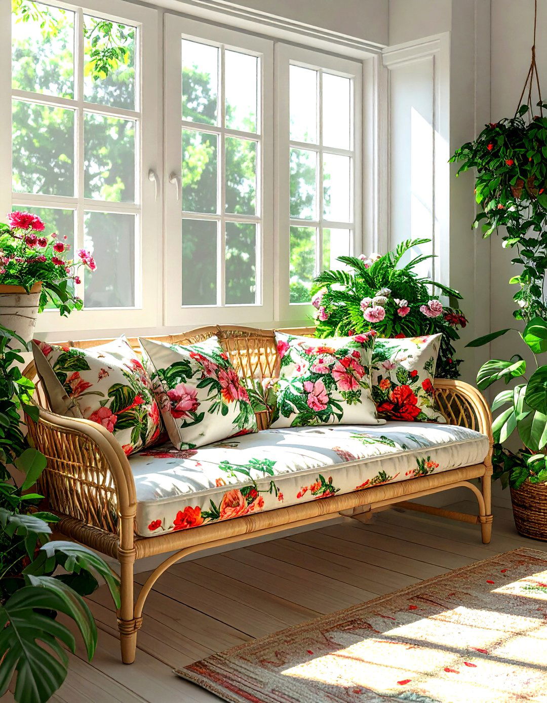 Sunroom Style Window Seat - 30 living room window seat ideas
