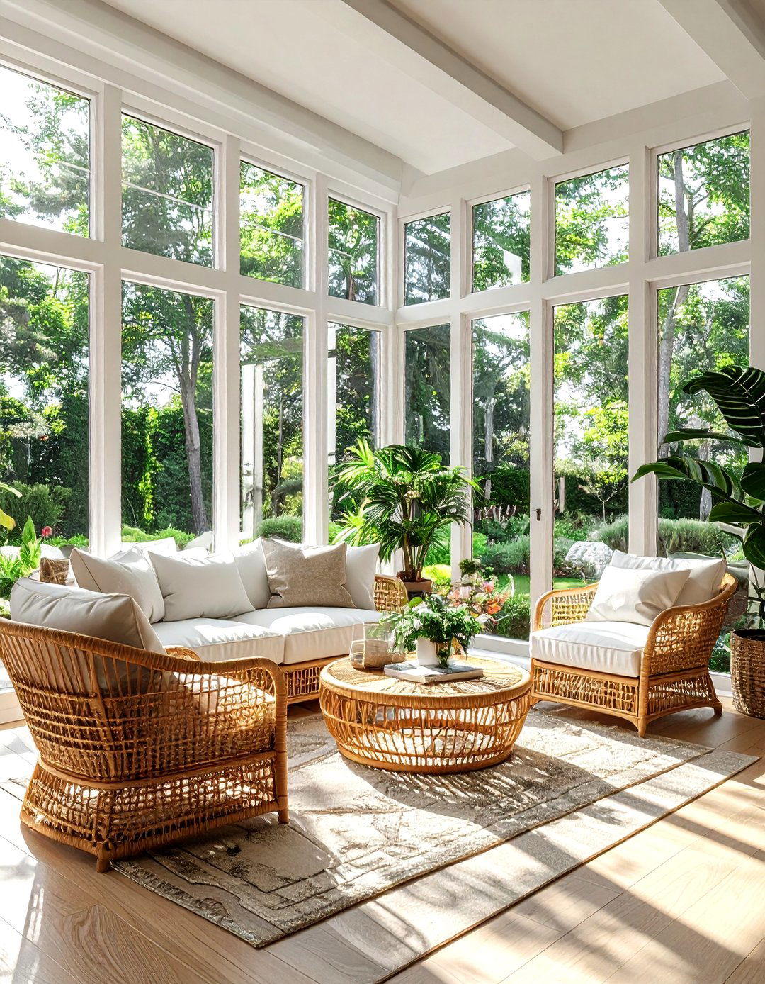 Sunroom With Large Windows - 30 Scandinavian home decor ideas