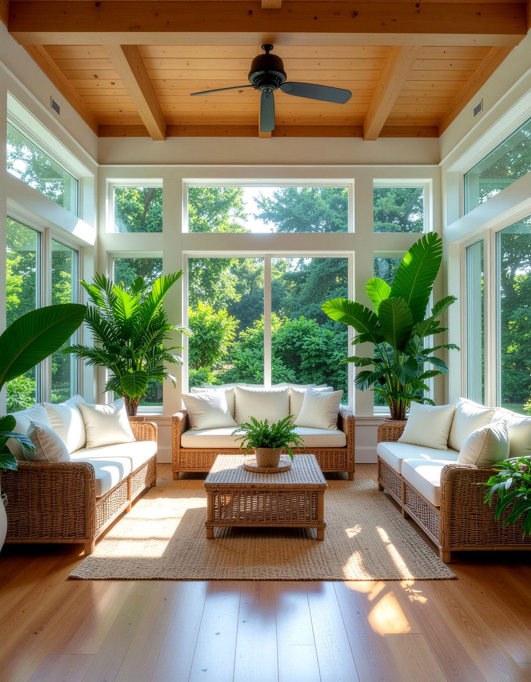 Sunroom design - 30 enduring decor ideas