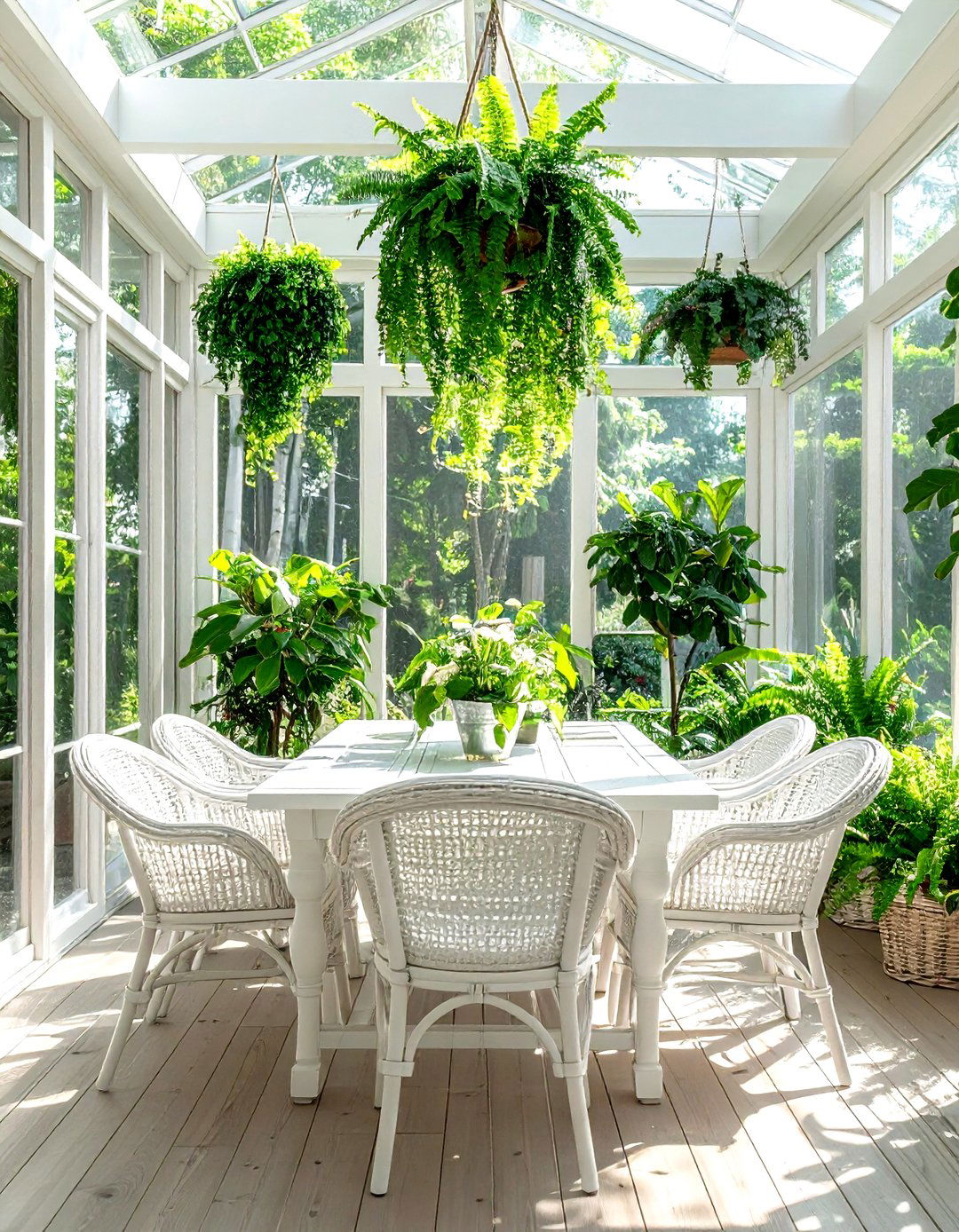 Sunroom dining area - 30 welcoming dining room ideas