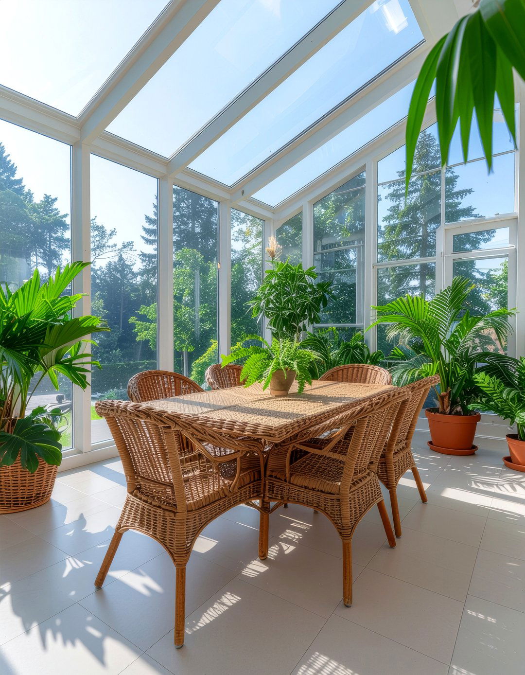 Sunroom dining area - 30 dining room natural light ideas