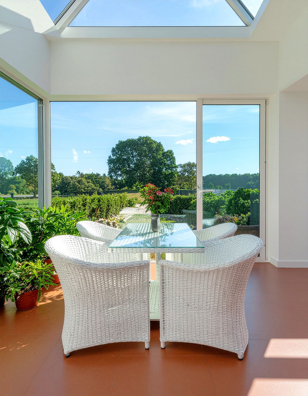 Sunroom dining area - 30 bright dining room ideas